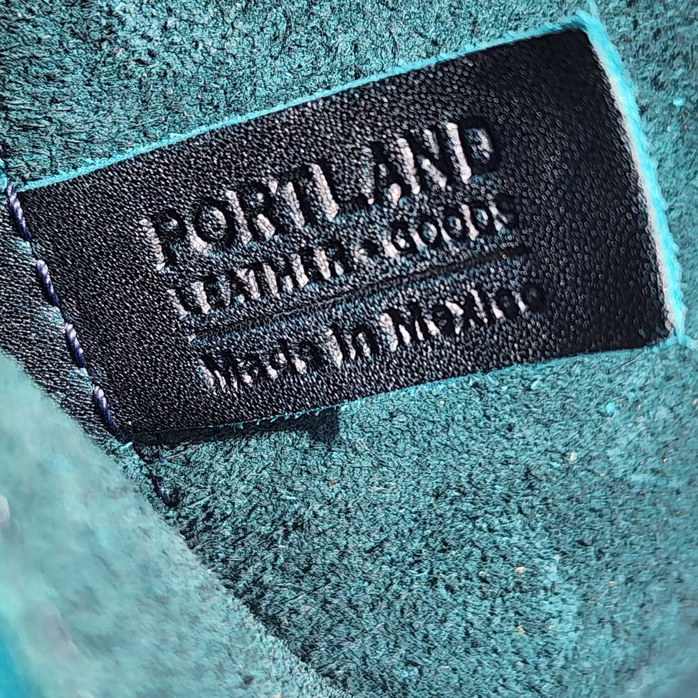 Portland Leather Goods Small Naomi In Boreal Teal Green Shoulder Bag - Picture 10 of 10